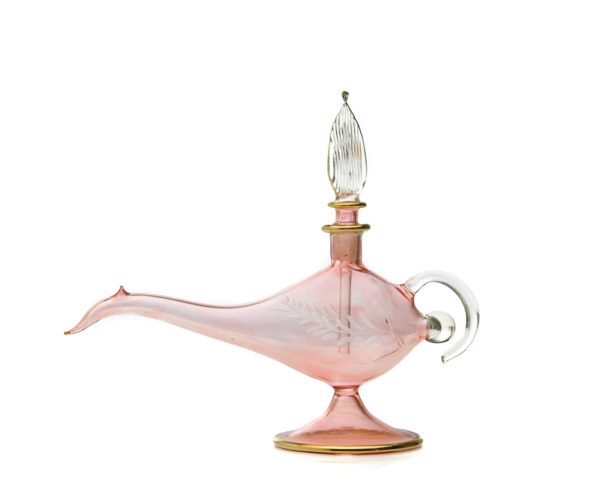 Aladdin Lamp Antique Perfume Bottle for Essential Oils , Vintage Perfume Bottles , Essential Oil Holder , Perfume Holder Decorative Bottles - Les Trois Pyramides