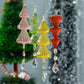 Christmas Green Tree topper Glass ornament , stained glass Christmas ornament, Christmas engagement housewarming gift , Egyptian ornament