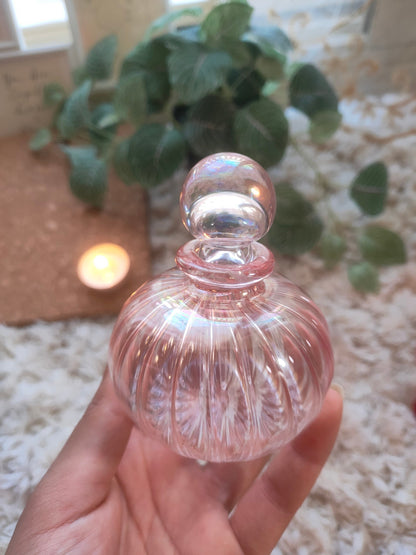 Blush Pink Glass Perfume Bottles - Les Trois Pyramides