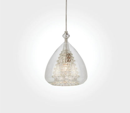 Clear Pendant Light For Bedroom - Les Trois Pyramide