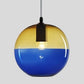Round Modern pendant light with two colors