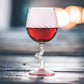 Hand Blown wine glass with stem | Handblown coupe glass | hand painted wine glasses | vintage wine glasses | bar glassware | wine gifts
