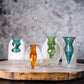 Double layer Modern Vase , Art Deco Multicolored vase for flowers