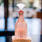 Blown glass decanter - Ribbed glass decanter - decanter glass - Mouth Blown Decanter - Gift for men - Decanter - barware decanter decor