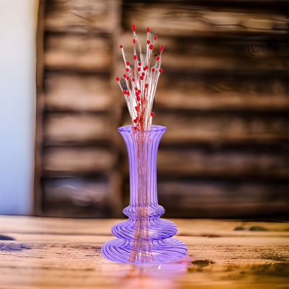 Personalized Vase - Small Vase - Blown Glass Vase - Decorative Vase - Vase Decor - Flower Vase Centerpiece- Modern Vase - Flower Vase Glass | Les Trois Pyramides 