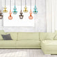 Set of 8 light pendants for Living room