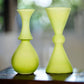 Frosted Glass Mini vase - small vase - Blown Glass vase - Decorative vase - Handmade vase - centerpiece vases - Modern vase - green vase