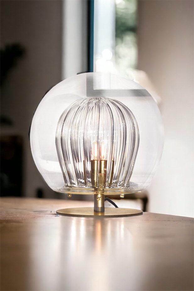 Double Glass Layer Modern Table Lamp - Les Trois Pyramide