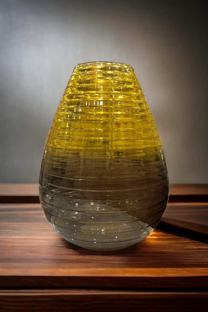 Glass Art Deco Vase - Hand blown Glassware - Blown glass vases - Modern glass vase - colored glass vases - vase for flowers - vases Gifts