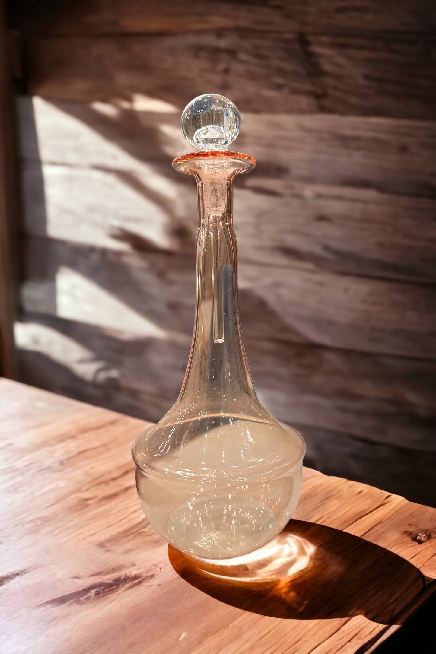 Glass perfume bottle with stopper - Modern perfume bottles - perfume holder - decorative bottles - Glass bottles  - Egyptian decor