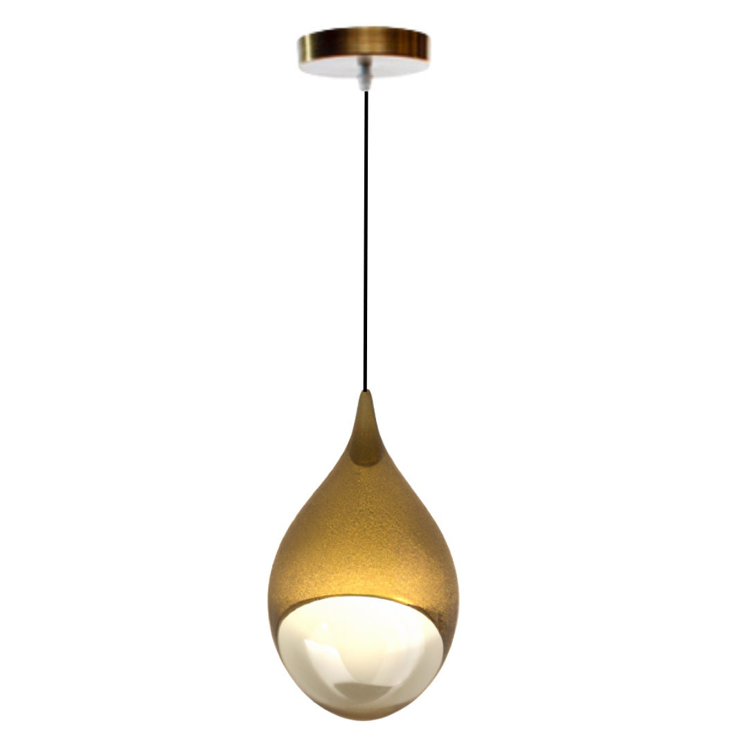 Blown Glass Kitchen Island Light - Les Trois Pyramides