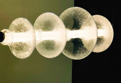 Frosted Glass Light Fixture - Les Trois Pyramide